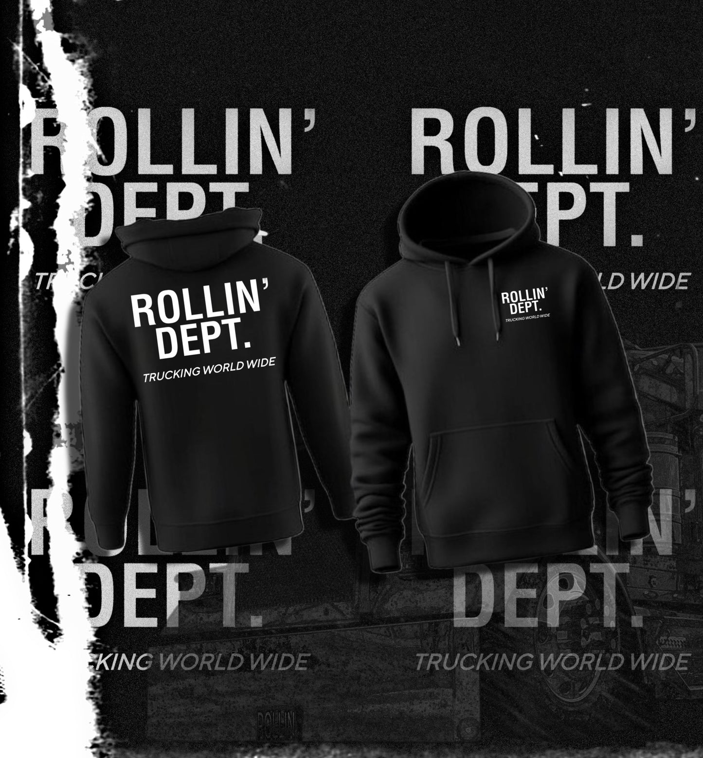 Hoodie “ ROLLIN’ DEPT. “